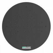 Верхний душ Tres Inox Ø 500 мм 1 тип струи черный матовый 134950NM
