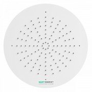 Верхний душ Tres Inox Ø 500 мм 1 тип струи белый матовый 134950BM