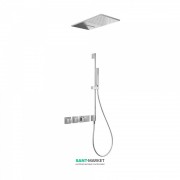 Душова система Tres Block System термостатична з верхнім і ручним душем хром 20725309