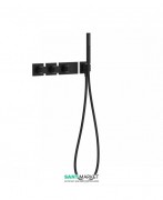 Термостат для душу Tres Block System colors 3 споживача чорний матовий 20735391NM