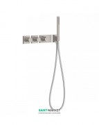 Термостат для душа Tres Block System colors 3 потребителя сталь 20735391AC