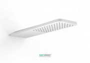 Верхний душ со стены Tres Inox 160х550 мм 1 тип струи белый матовый 29990306BM