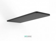 Верхний душ со стены Tres Inox 210х550 мм 1 тип струи черный матовый 29990307NM