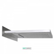 Верхній душ зі стіни Tres Inox 380х556 мм 2 типу струменя хром 134903