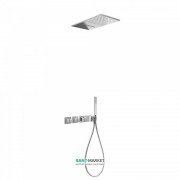 Душевая система Tres Block System термостатическая с верхним и ручным душем хром 20725302