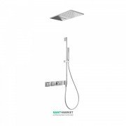 Душевая система Tres Block System термостатическая с верхним и ручным душем хром 20725309