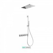 Душевая система Tres Block System термостатическая с верхним и ручным душем хром 20735309