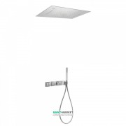 Душова система Tres Block System термостатичні з верхнім і ручним душем хромотерапія 20725404