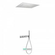 Душевая система Tres Block System термостатическая с верхним и ручным душем хром 20735403