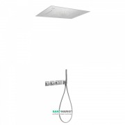 Душова система Tres Block System термостатичні з верхнім і ручним душем хромотерапія 20735404