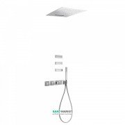 Душевая система Tres Block System термостатическая с верхним и ручным душем хром 20725402