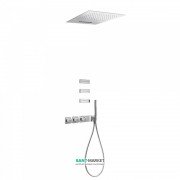 Душевая система Tres Block System термостатическая с верхним и ручным душем хром 20735402