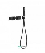 Термостат для душу Tres Block System colors 4 споживача чорний матовий 20725491NM