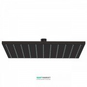 Верхний душ Tres 300х300 мм с шарниром черный матовый 13413830NM