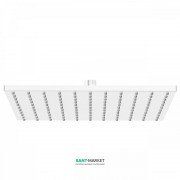 Верхній душ Tres 300х300 мм з шарніром білий матовий 13413830BM