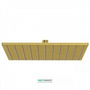 Верхний душ Tres 300х300 мм с шарниром золото матовый 13413830OM