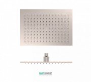 Верхний душ Tres 320х220 мм с шарниром сталь 29963202AC