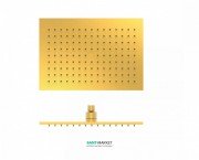 Верхний душ Tres 320х220 мм с шарниром золото 29963202OR