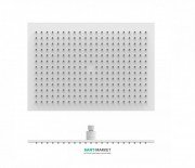 Верхний душ Tres 450x315 мм с шарниром белый матовый 29963203BM