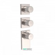 Термостат для душа Tres Block System colors 4 потребителя сталь 20635499AC