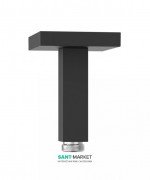 Стельовий душовий кронштейн Tres 110 мм чорний матовий 13452202NM