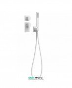 Термостат для душу Tres Block System colors 1 споживач білий матовий 20625191BM