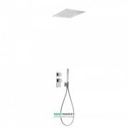 Душевая система Tres Block System термостатическая с верхним и ручным душем хром 20625204
