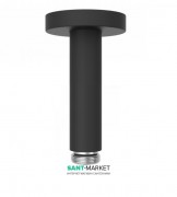 Потолочный душевой кронштейн Tres 100 мм черный матовый 13452102NM