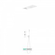 Душевая система Tres Block System colors термостатическая белый матовый 20625202BM