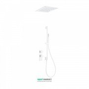 Душевая система Tres Block System colors термостатическая белый матовый 20625203BM