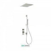 Душевая система Tres Block System colors термостатическая сталь 20625203AC