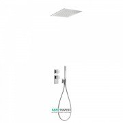 Душова система Tres Block System термостатична з верхнім і ручним душем хром 20625204