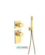 Термостат для душу Tres Block System colors 2 споживача золото 20635291OR