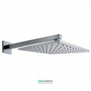 Верхний душ со стены Tres 300х300 мм с кронштейном хром 134433