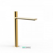 Змішувач для раковини Tres Loft colors одноважільний виливши 220 мм золото 20020306OR