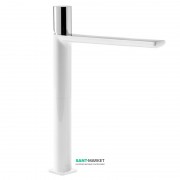 Змішувач для раковини Tres Loft colors одноважільний вилив 220 мм білий/хром 20020306BL