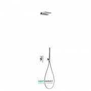 Душова система Tres Max-Tres з верхнім і ручним душем хром 06218005
