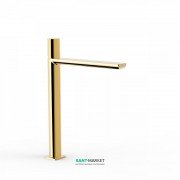 Змішувач для раковини Tres Loft colors одноважільний виливши 220 мм золото 20020306OR