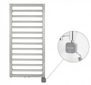 Полотенцесушитель електричний Zehnder Subway Inox з теном Nex з проводом нержавіюча сталь SUBI-100-045-NEX-SC