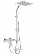 Душевая система Tres Slim-Tres термостатическая с каскадным изливом хром 20238502