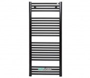 Полотенцесушитель водяний Zehnder Virando для закритих систем опалення чорний матовий AB-120-050-9017