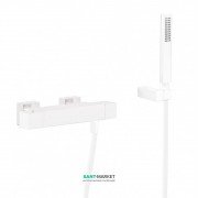 Термостат для душа Tres Slim colors с ручным душем белый матовый 20216409BM