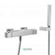 Термостат для ванни Tres Slim-Tres з каскадним виливом та ручним душем хром 20217409