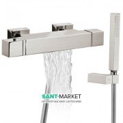Термостат для ванни Tres Slim colors з каскадним виливом та ручним душем сталь 20217409AC