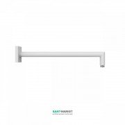 Настенный душевой кронштейн Tres 400 мм белый матовый 06243201BM