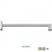 Настенный душевой кронштейн Tres 400 мм сталь 06243201AC