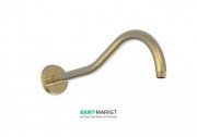 Настінний душовий кронштейн Tres 431 мм зістарена латунь 29933701LV