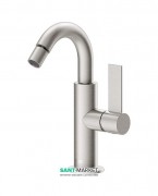 Змішувач для біде Tres Project colors одноважільний з поворотним виливом сталь 21122401AC