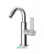 Змішувач для біде Tres Project-Tres одноважільний з поворотним виливом хром 21122401