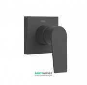 Змішувач для душу Tres Project colors одноважільний вбудований чорний матовий 21117701NM